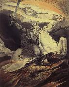 William Blake Death on a Pale Horse oil on canvas